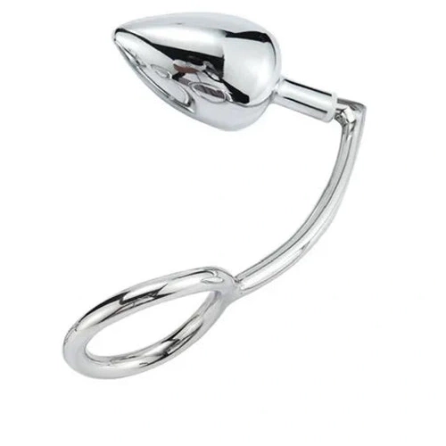 Stainless 4663 Hook Ring Cock Set DiscreetChoice Steel with Anal 1120